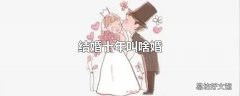 结婚十年叫啥婚