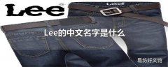 Lee的中文名字是什么