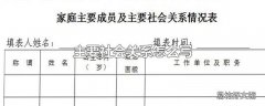 主要社会关系怎么写