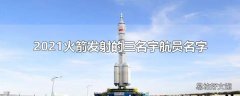 2021火箭发射的三名宇航员名字