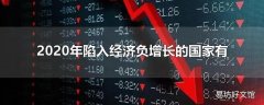 2020年陷入经济负增长的国家有