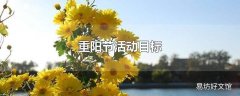 重阳节活动目标