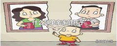 什么叫单亲家庭孩子