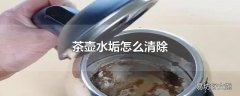 茶壶水垢怎么清除