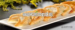 锅贴和煎饺的区别