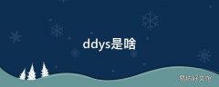 ddys是啥