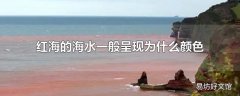 红海的海水一般呈现为什么颜色