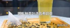 哪三种茶叶适合煮奶茶