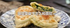 烙韭菜盒子怎么和面软