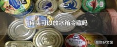 罐头可以放冰箱冷藏吗