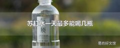 苏打水一天最多能喝几瓶