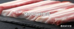 猪肉可以钓鱼吗