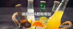 碳酸饮料都有哪些