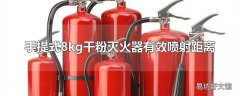 手提式8kg干粉灭火器有效喷射距离