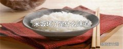 米饭坏了是什么味道