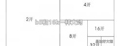 b5和16k一样大吗