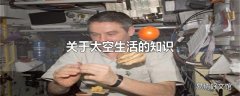 关于太空生活的知识