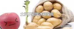 土豆不能放冰箱谣言