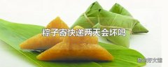 粽子寄快递两天会坏吗