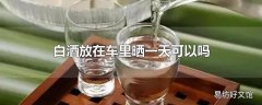 白酒放在车里晒一天可以吗