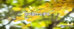 凉风是什么季节