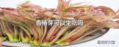 香椿芽可以生吃吗