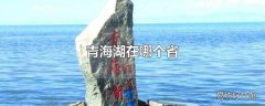 青海湖在哪个省