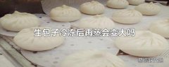 生包子冷冻后再蒸会变大吗