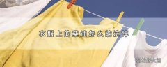 衣服上的柴油怎么能洗掉