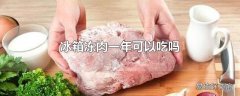 冰箱冻肉一年可以吃吗