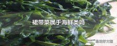 裙带菜属于海鲜类吗