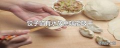 饺子馅有水放点啥能吸干