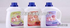 2L洗衣液是几公斤