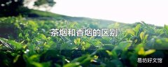 茶烟和香烟的区别