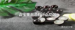 嘉宝果泡酒有什么功效