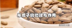 吊瓜子的功效与作用