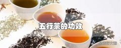 五行茶的功效