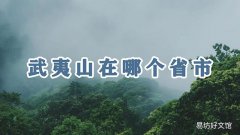 武夷山在哪里个省市