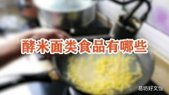 酵米面类食品有哪些