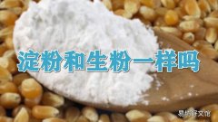 淀粉和生粉一样吗