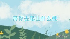 带你去爬山什么梗