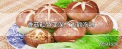 香菇颜色变深了还能吃吗