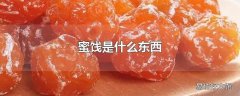 蜜饯是什么东西