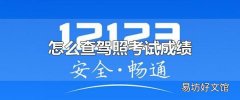 怎么查驾照考试成绩 驾照查询官网登录入口