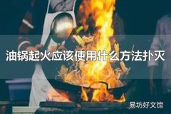 油锅起火应该使用什么方法扑灭 油锅起火应该使用锅盖盖灭