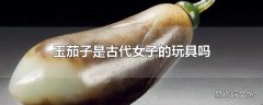 玉茄子是古代女子的玩具吗