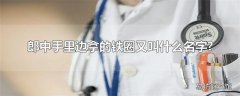 郎中手里边拿的铁圈又叫什么名字?